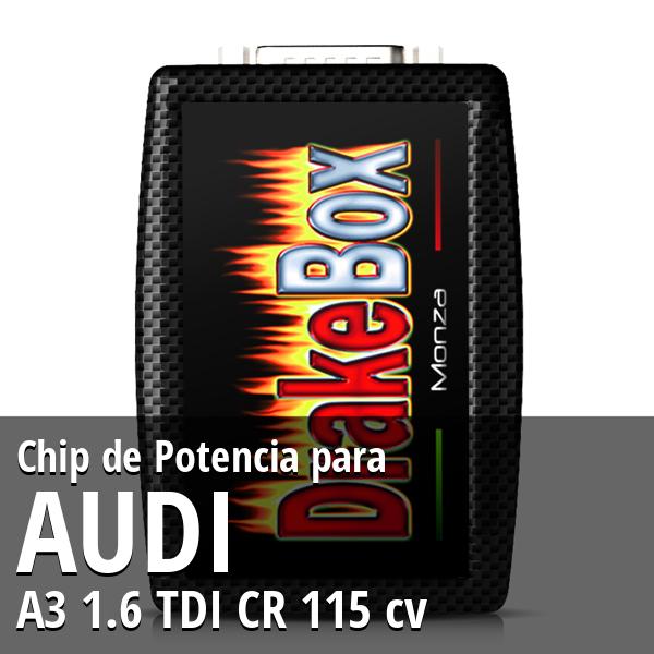 Chip de Potencia Audi A3 1.6 TDI CR 115 cv