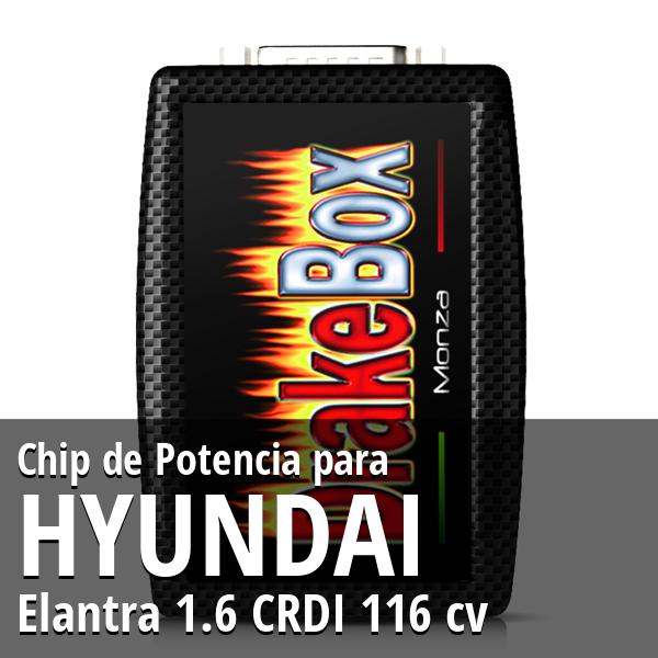 Chip de Potencia Hyundai Elantra 1.6 CRDI 116 cv