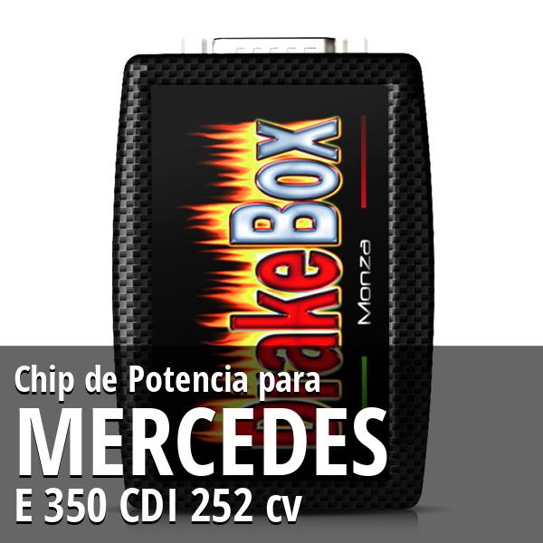 Chip de Potencia Mercedes E 350 CDI 252 cv