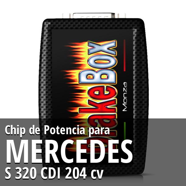 Chip de Potencia Mercedes S 320 CDI 204 cv